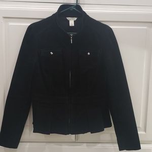 WHBM Peplum Corduroy Jacket Size 8